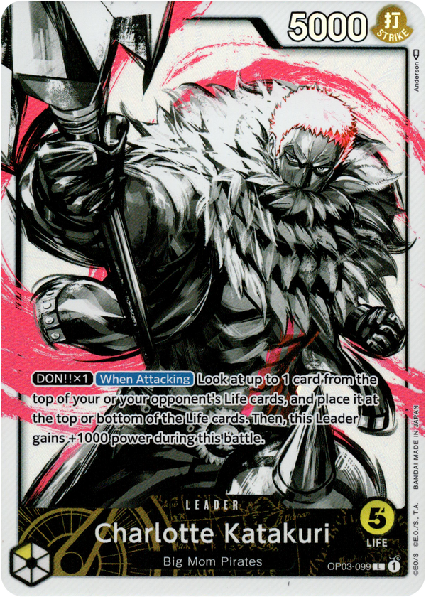 Charlotte Katakuri Alternate Art - OP03-099 L - Pillars of Strength - Foil - Card Cavern