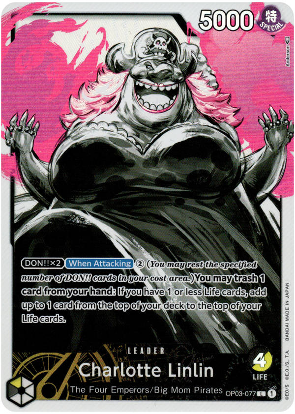 Charlotte Linlin Alternate Art - OP03-077 L - Pillars of Strength - Foil - Card Cavern