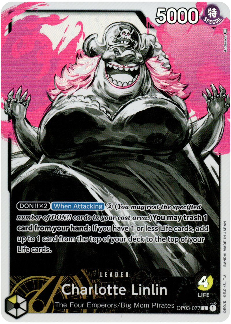 Charlotte Linlin Alternate Art - OP03-077 L - Pillars of Strength - Foil - Card Cavern