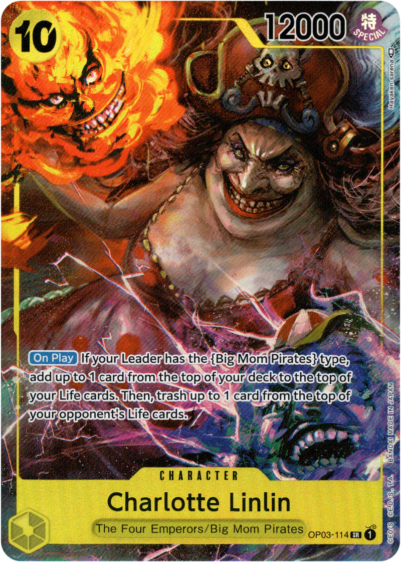 Charlotte Linlin Alternate Art - OP03-114 SR - Pillars of Strength - Foil - Card Cavern