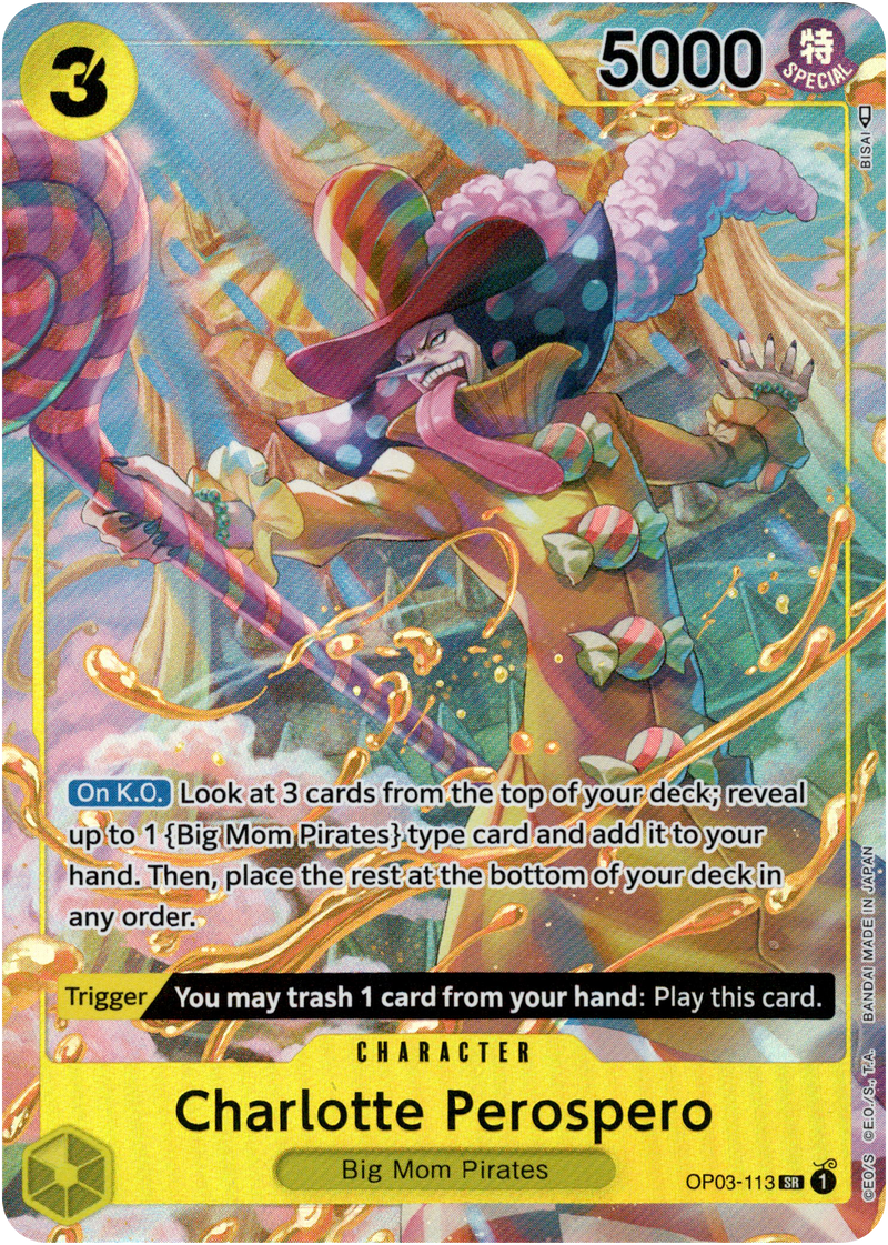 Charlotte Perospero Alternate Art - OP03-113 SR - Pillars of Strength - Foil - Card Cavern