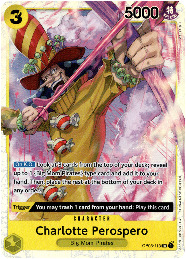 Charlotte Perospero - OP03-113 SR - Pillars of Strength - Foil - Card Cavern