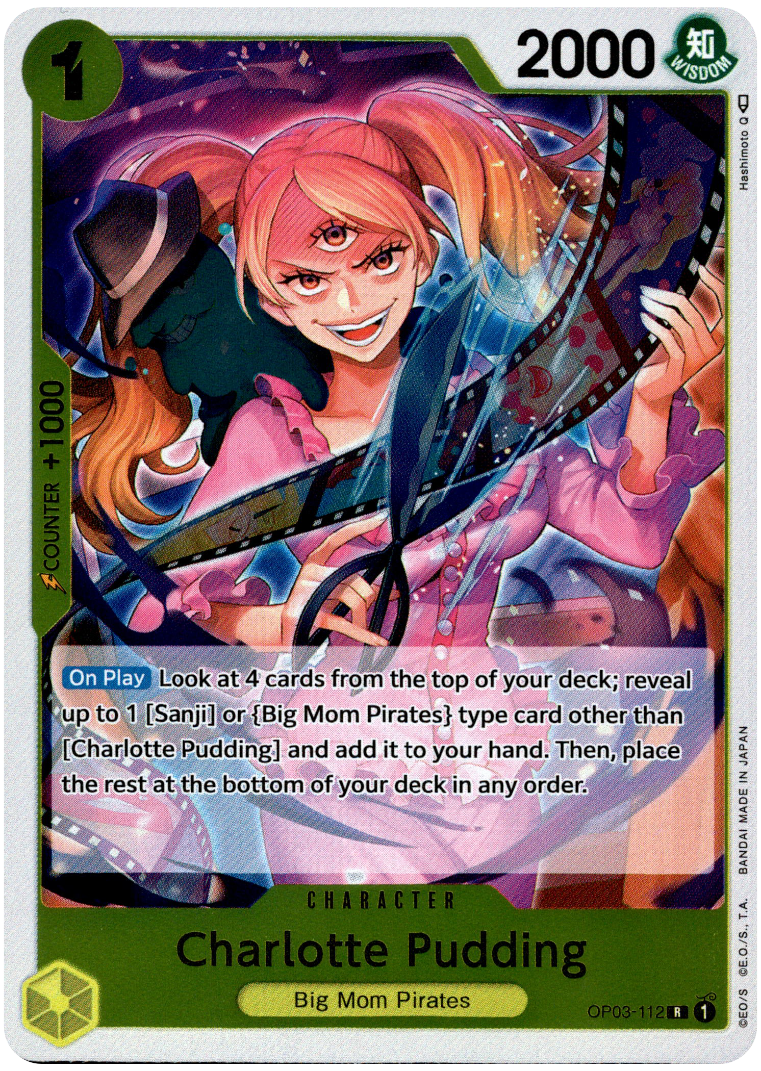 Charlotte Pudding - OP03-112 R - Pillars of Strength - Foil - Card Cavern