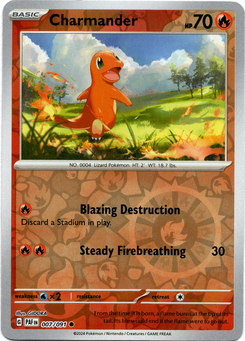 Charmander - 007/091 - Paldean Fates