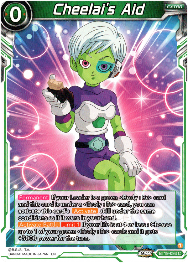 Cheelai's Aid - BT19-093 - Fighter's Ambition - Card Cavern