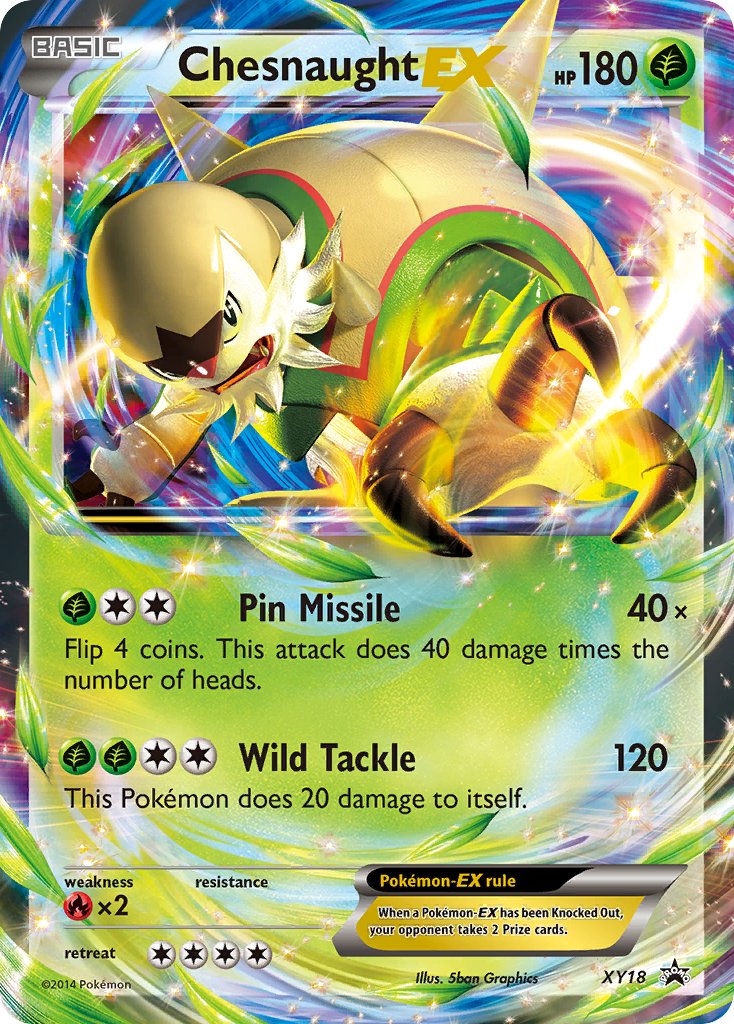 Chesnaught EX - XY18 - XY Promo - Card Cavern