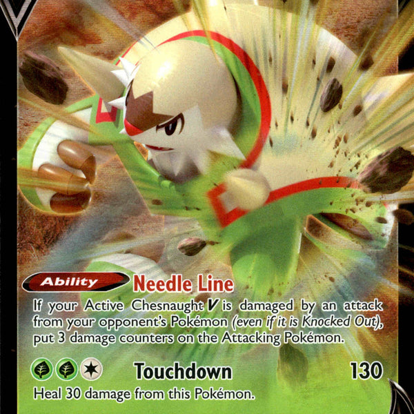 Chesnaught V - 015/195 - Silver Tempest - Holo Card Cavern Trading Cards, LLC Chesnaught V - 015/195 - Silver Tempest - Holo Card Cavern Trading Cards, LLC