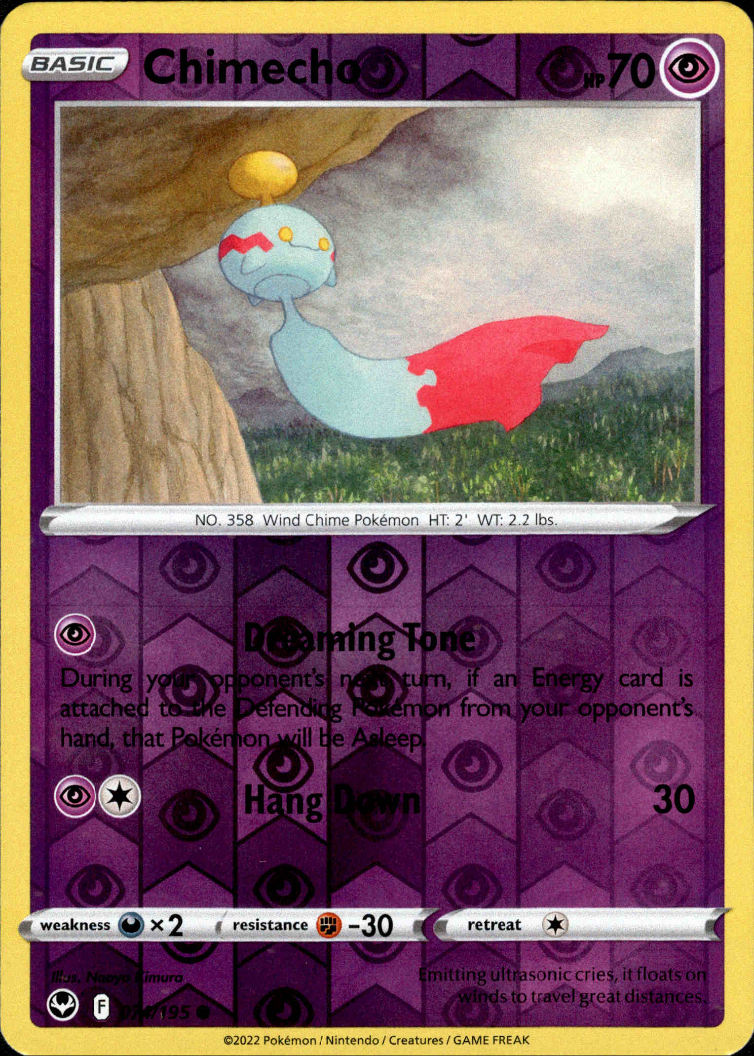 Chimecho - 074/195 - Silver Tempest - Reverse Holo - Card Cavern