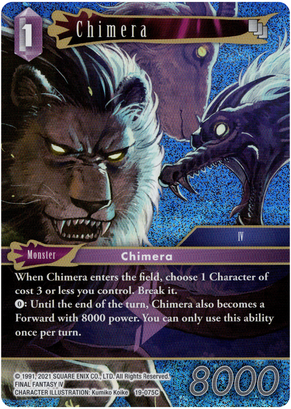 Chimera - 19-075C - From Nightmares - Foil - Card Cavern