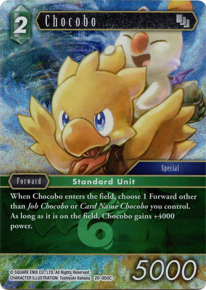 Chocobo - 20-050C - Dawn of Heroes - Foil – Card Cavern Trading Cards, LLC