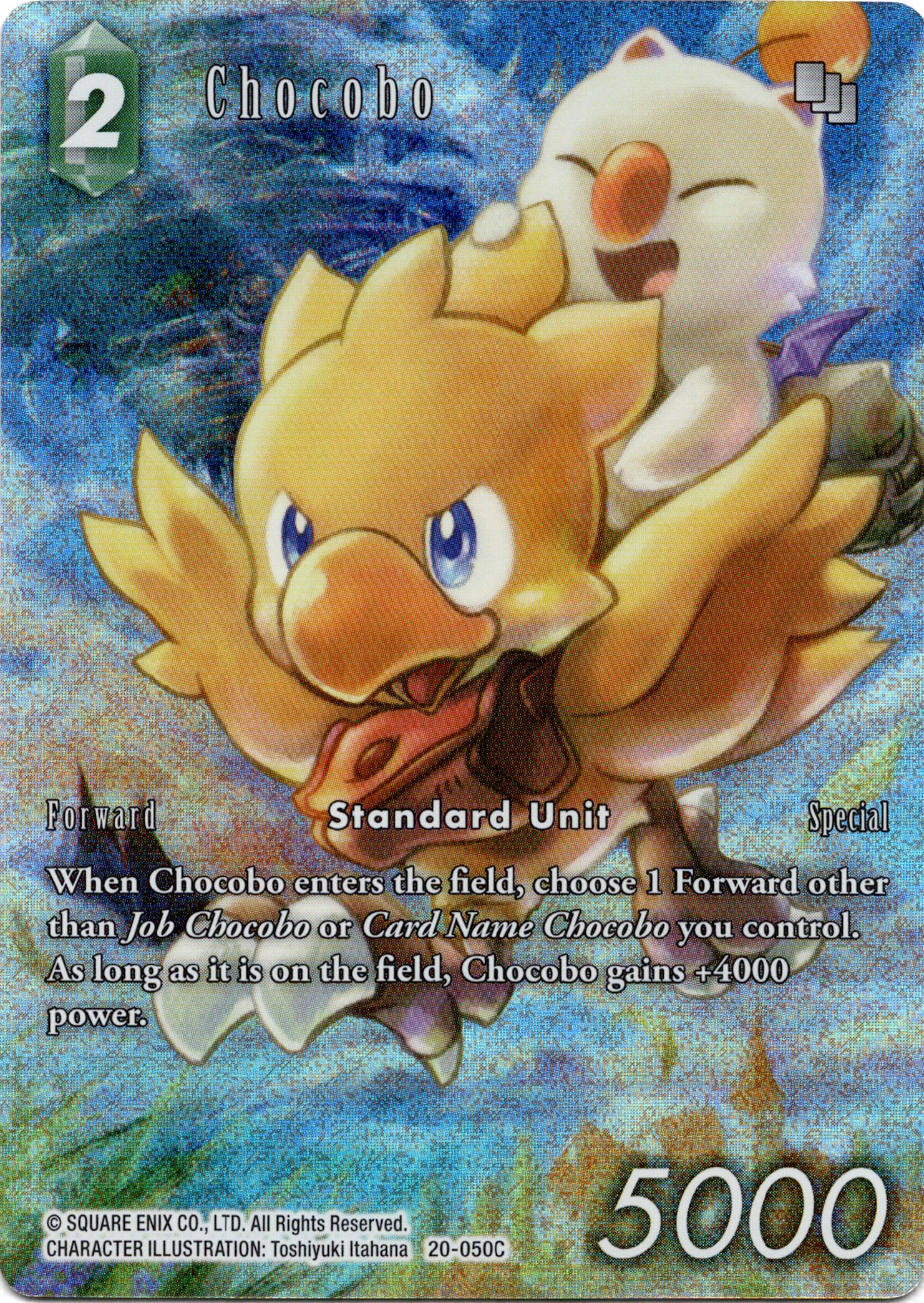 Chocobo Full Art - 20-050C - Dawn of Heroes - Foil – Card Cavern ...