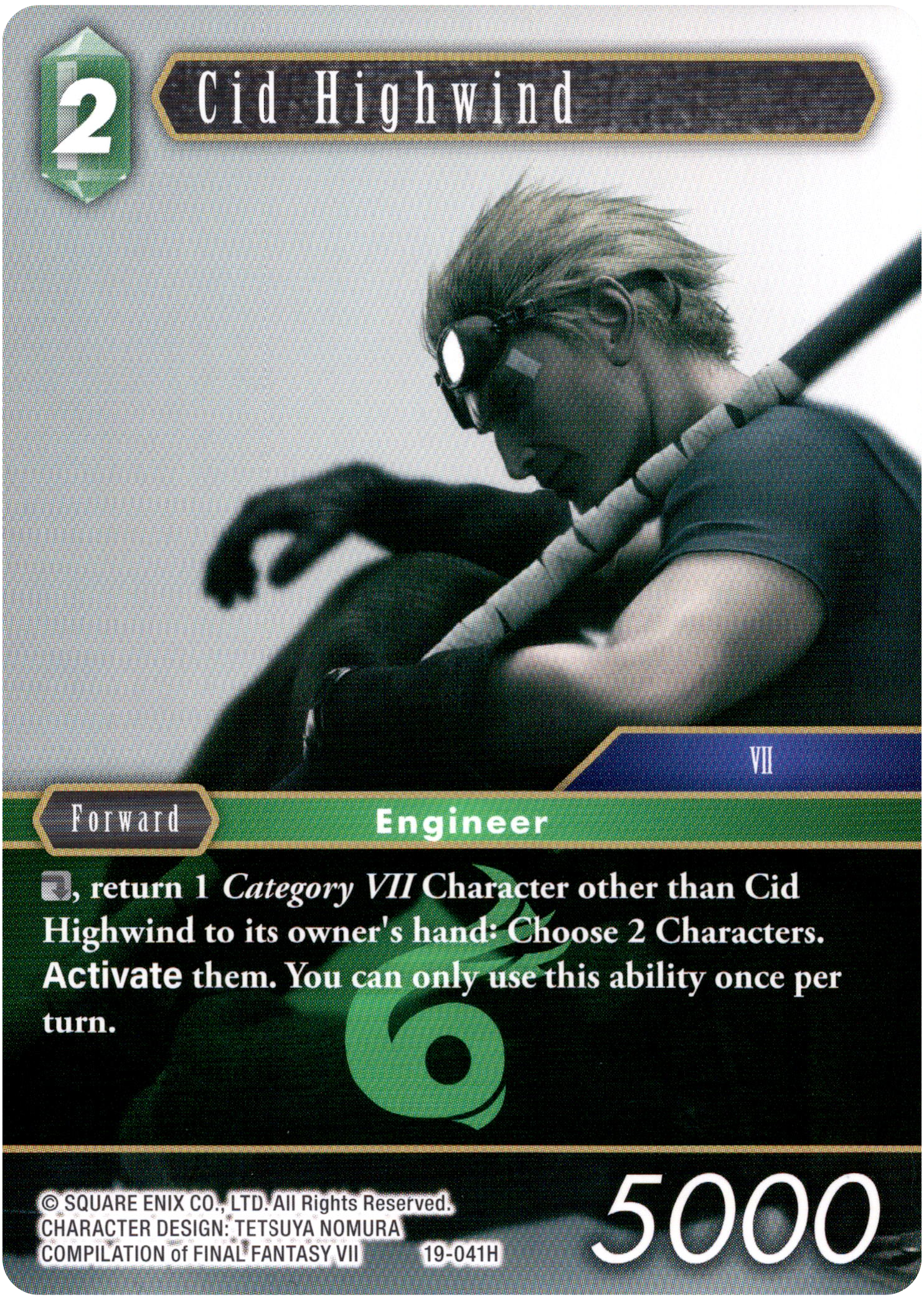 Cid Highwind - 19-041H - From Nightmares - Card Cavern