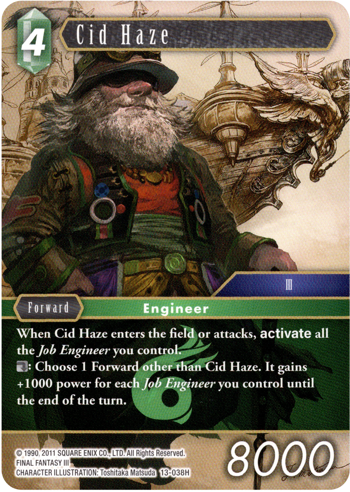 Cid Haze - 13-038H - Opus XIII - Card Cavern