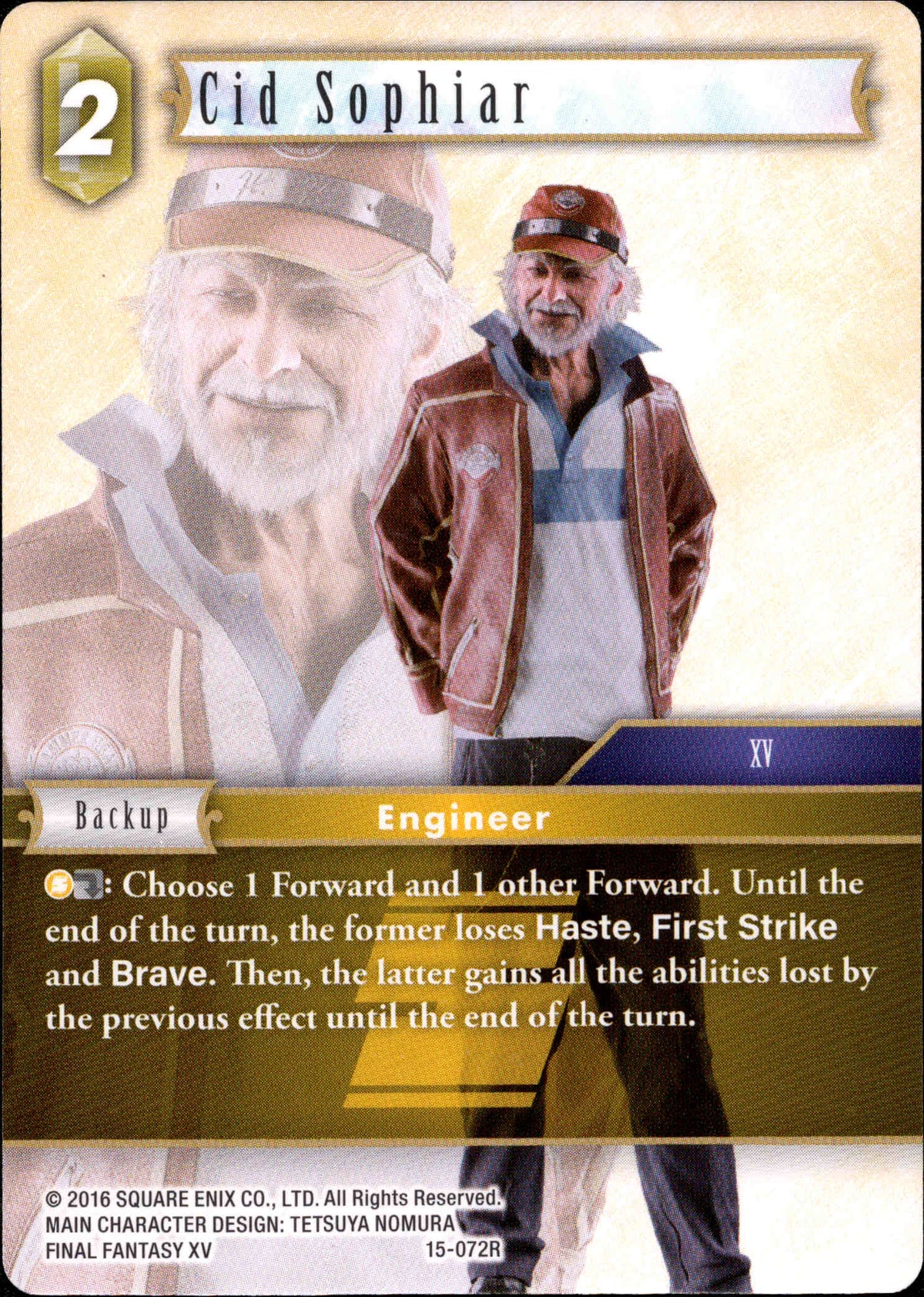 Cid Sophiar - 15-072R - Crystal Dominion - Card Cavern