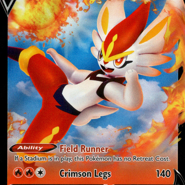 Cinderace V - 35/192 - Rebel Clash - Holo Card Cavern Trading Cards, LLC Cinderace V - 35/192 - Rebel Clash - Holo Card Cavern Trading Cards, LLC