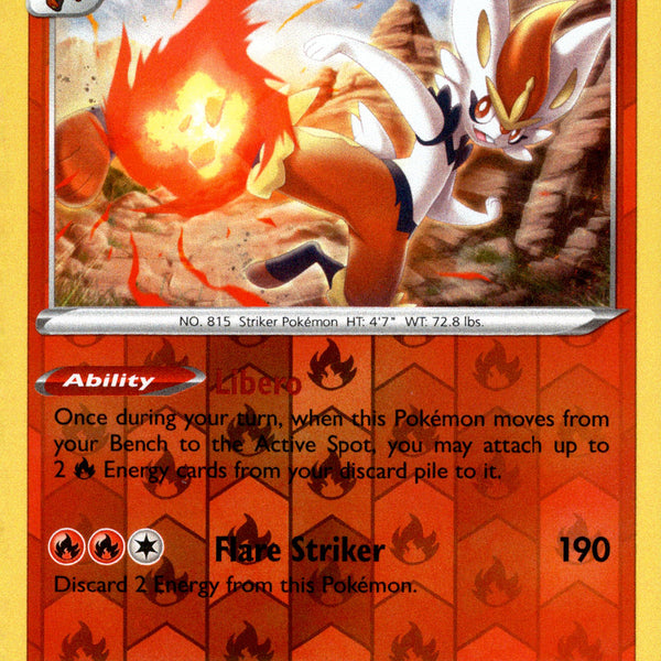 cinderace pokemon card holographic Cinderace - 34/202 - Sword & Shield