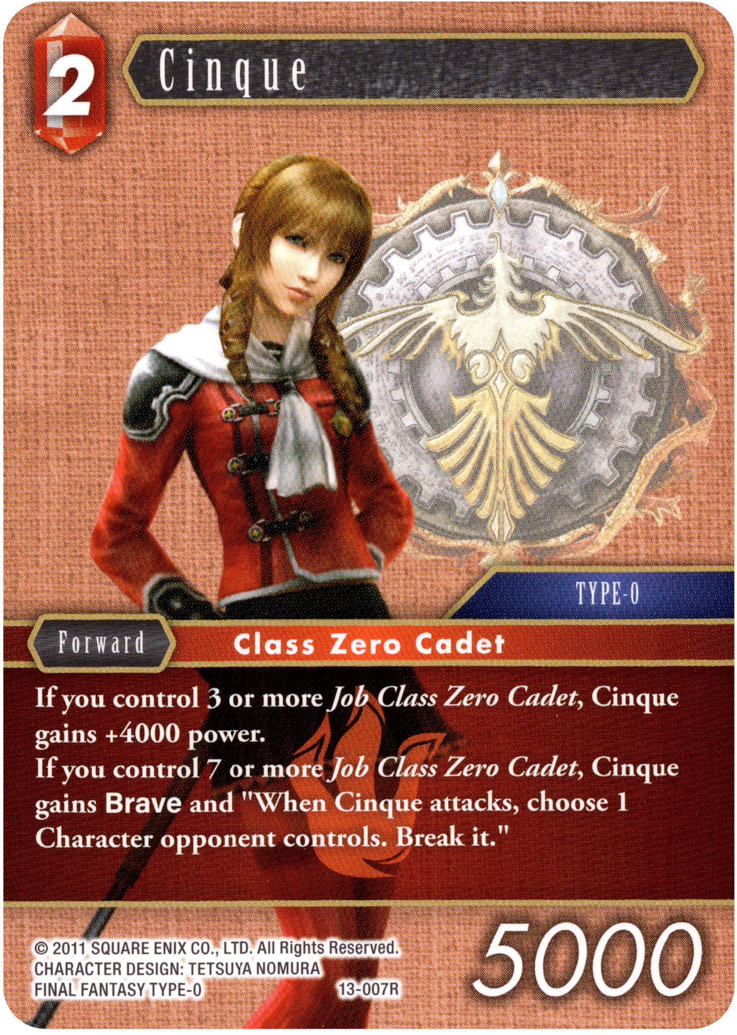 Cinque - 13-007R - Opus XIII - Card Cavern