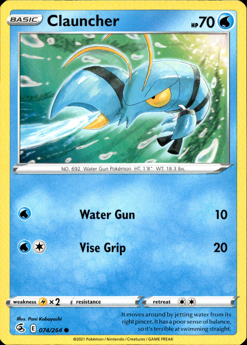 Clauncher - 074/264 - Fusion Strike - Card Cavern