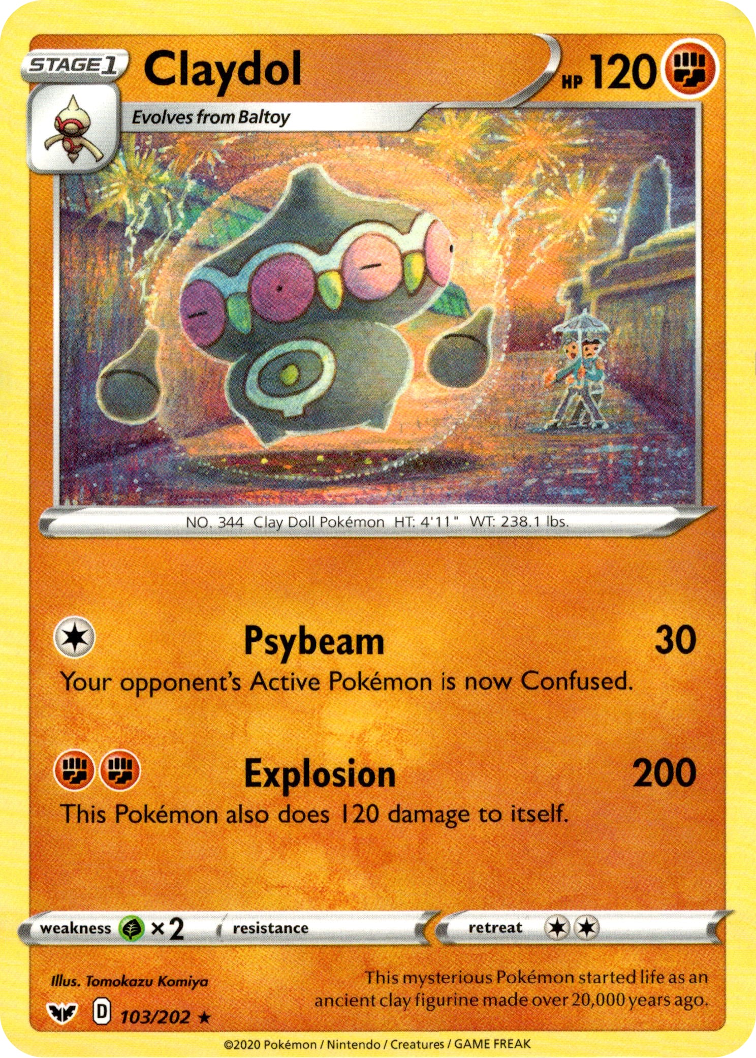 Claydol - 103/202 - Sword & Shield - Card Cavern