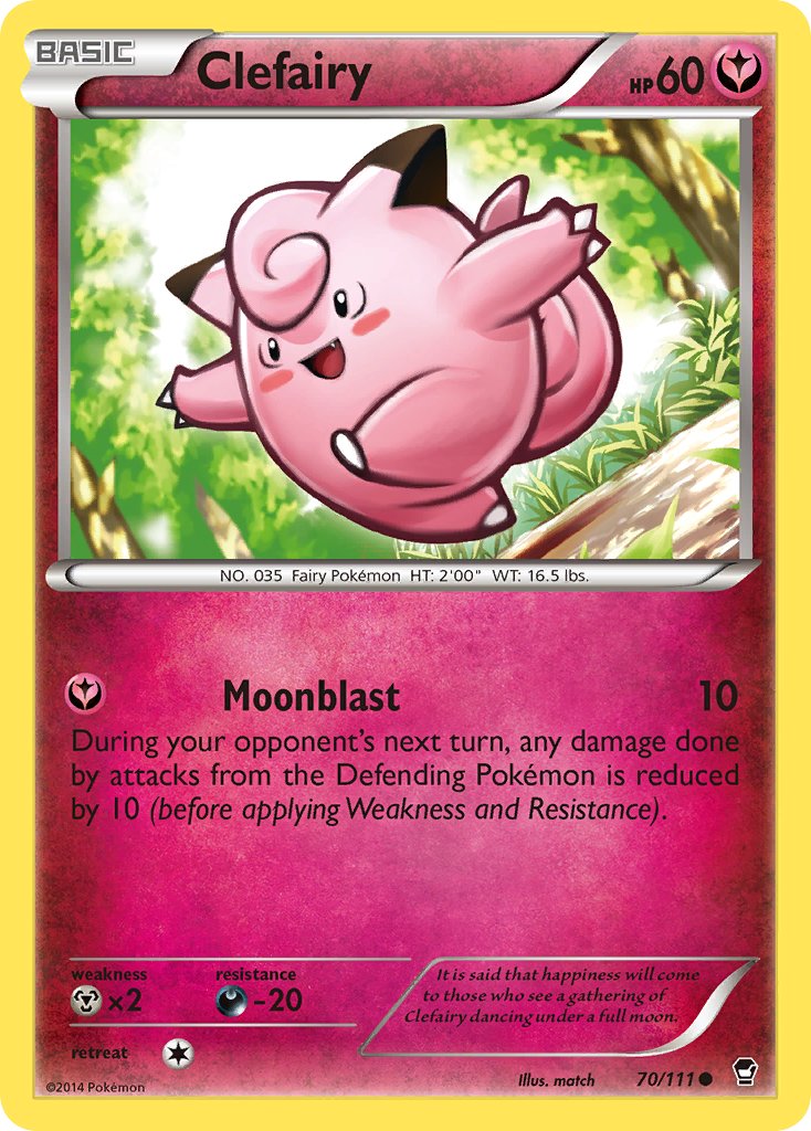 Clefairy - 70/111 - Furious Fists - Card Cavern
