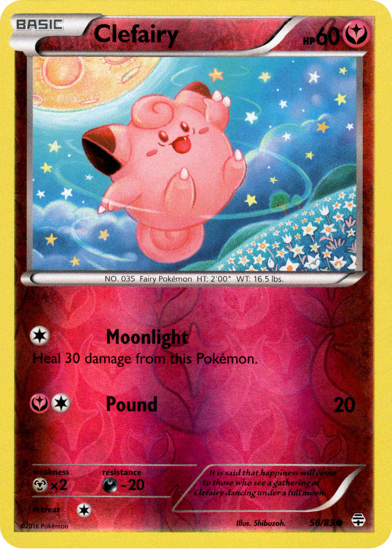 Clefairy - 50/83 - Generations - Reverse Holo - Card Cavern