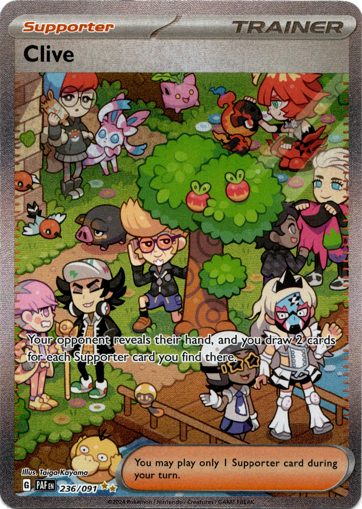 Clive - 236/091 - Paldean Fates - Holo - Card Cavern