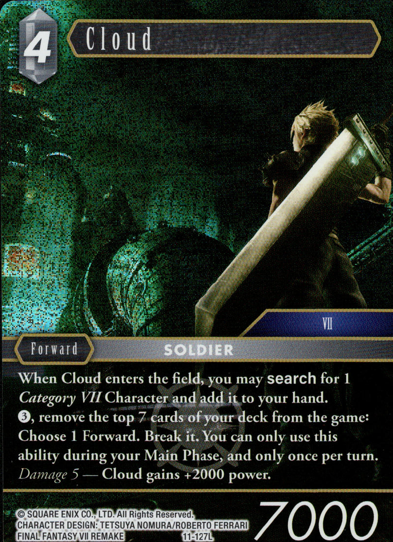 Cloud - 11-127L - Opus XI - Foil - Card Cavern