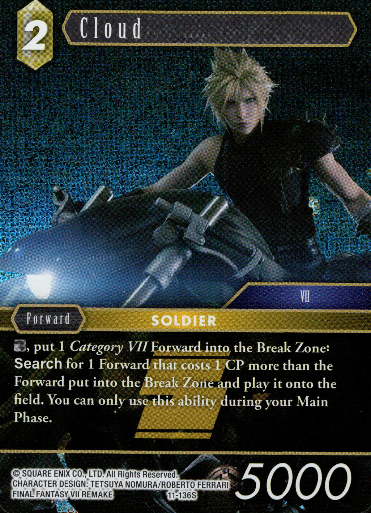 Cloud - 11-136S - Opus XI - Foil - Card Cavern
