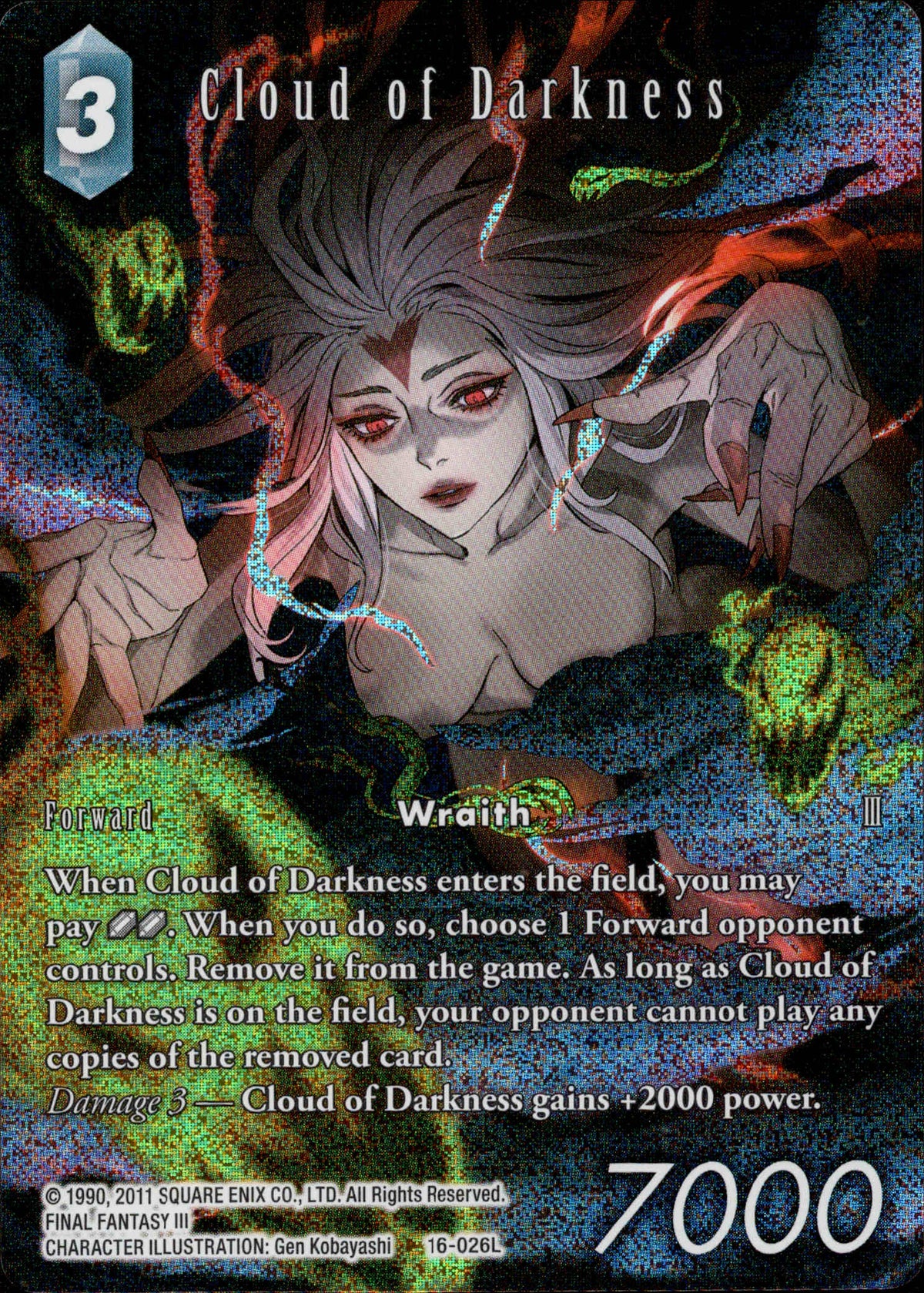 Cloud of Darkness Full Art - 16-026L - Emissaries of Light - Foil - Card Cavern