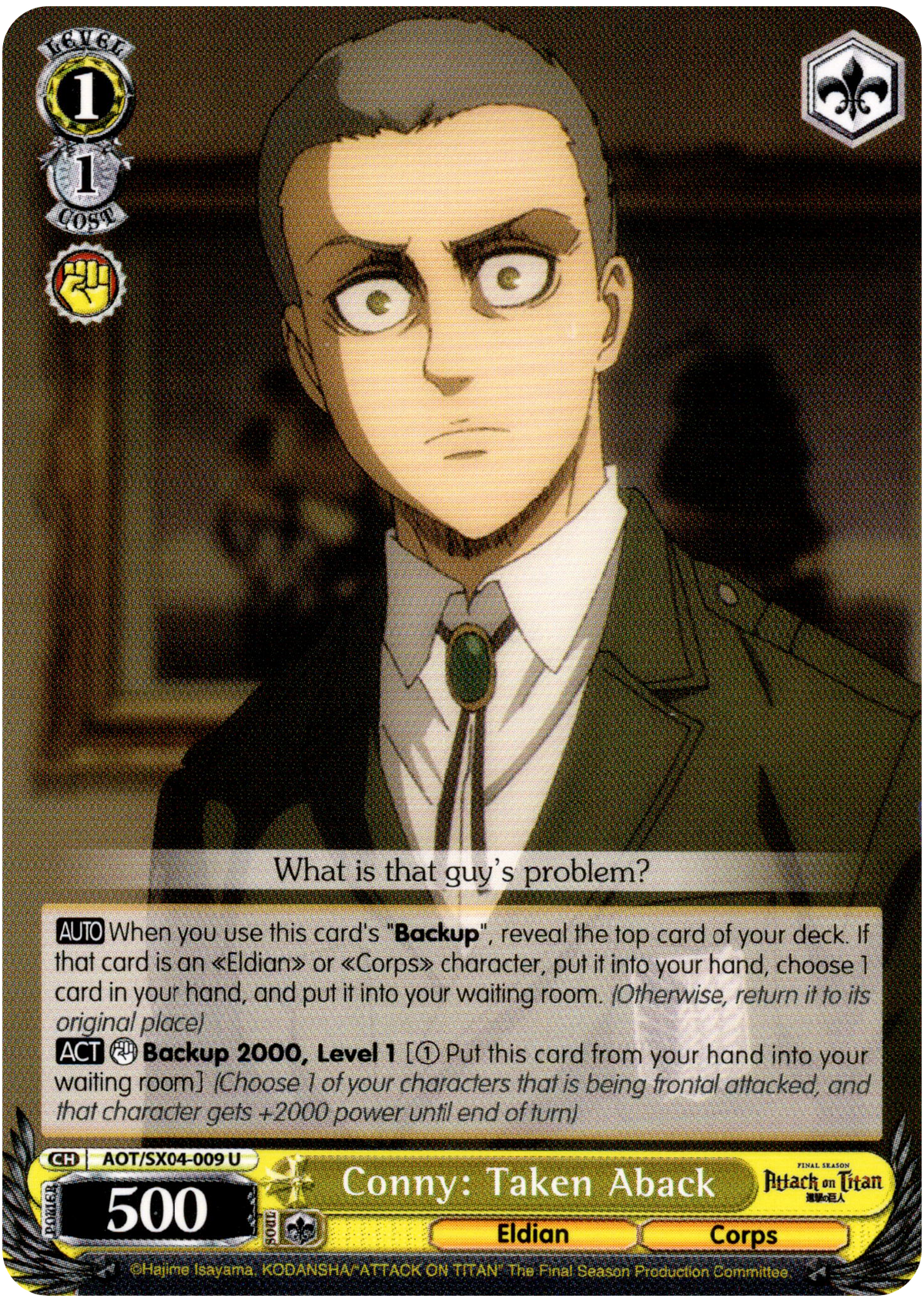 Conny: Taken Aback - AOT/SX04-009 U - Card Cavern