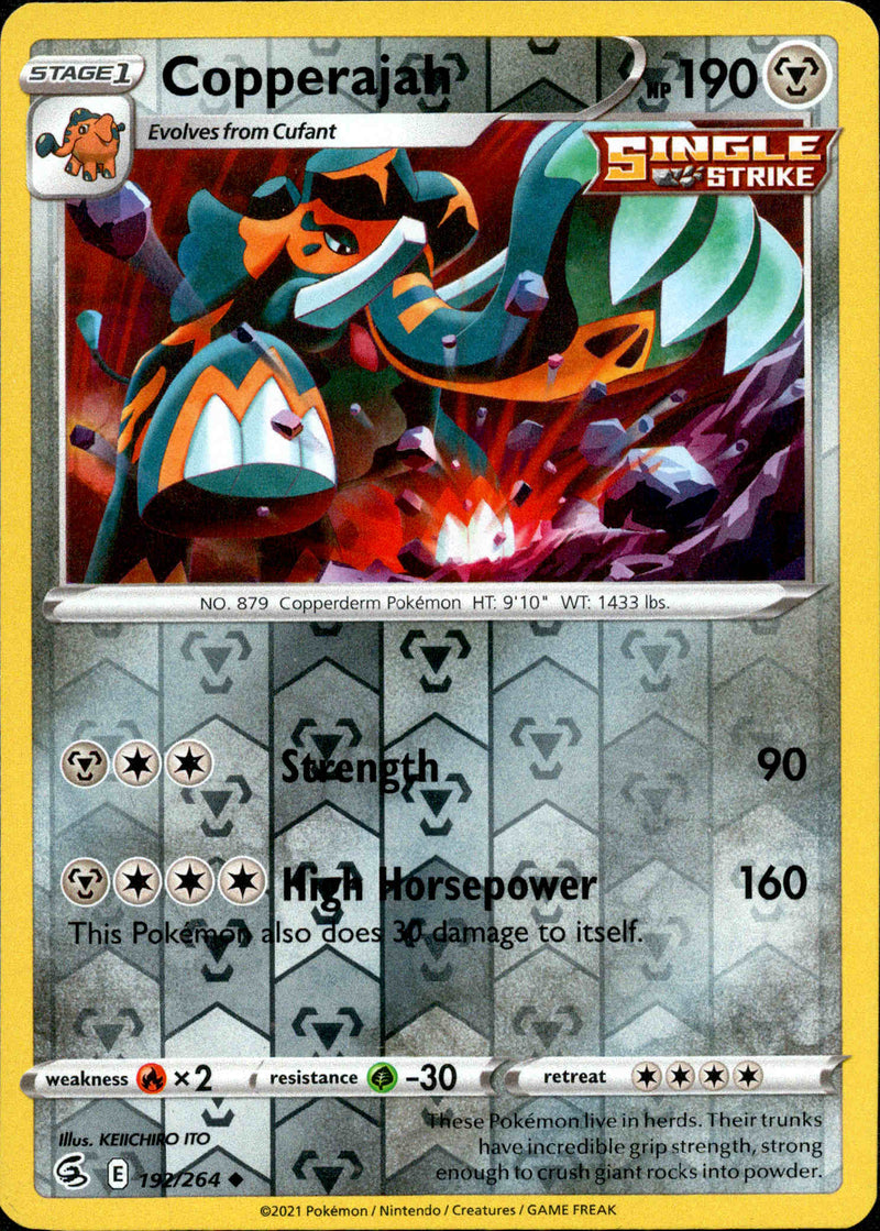 Copperajah - 192/264 - Fusion Strike - Reverse Holo - Card Cavern