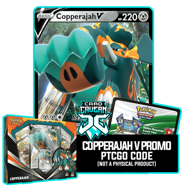 Copperajah V SWSH030 PTCGO Code – Card Cavern Trading Cards, LLC