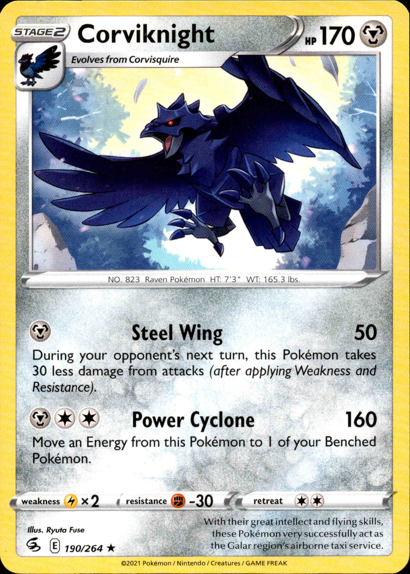 Corviknight - 190/264 - Fusion Strike - Card Cavern