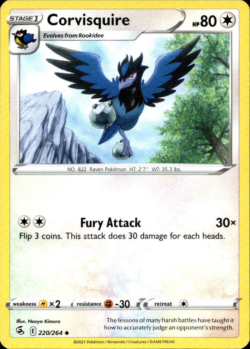 Corvisquire - 220/264 - Fusion Strike - Card Cavern