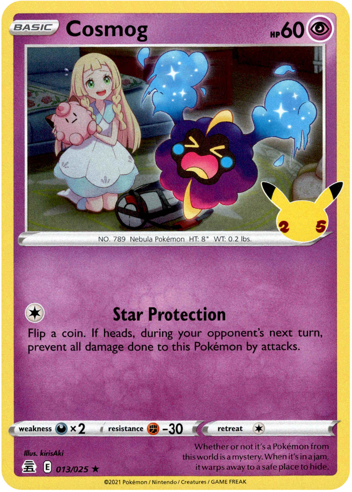 Cosmog - 013/025 - Celebrations - Holo - Card Cavern