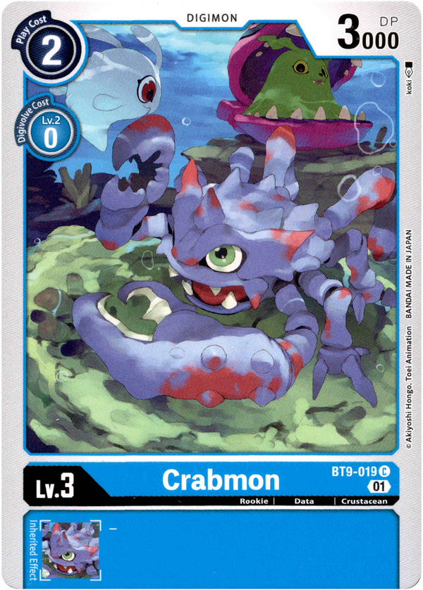 Crabmon - BT9-019 C - X Record - Card Cavern