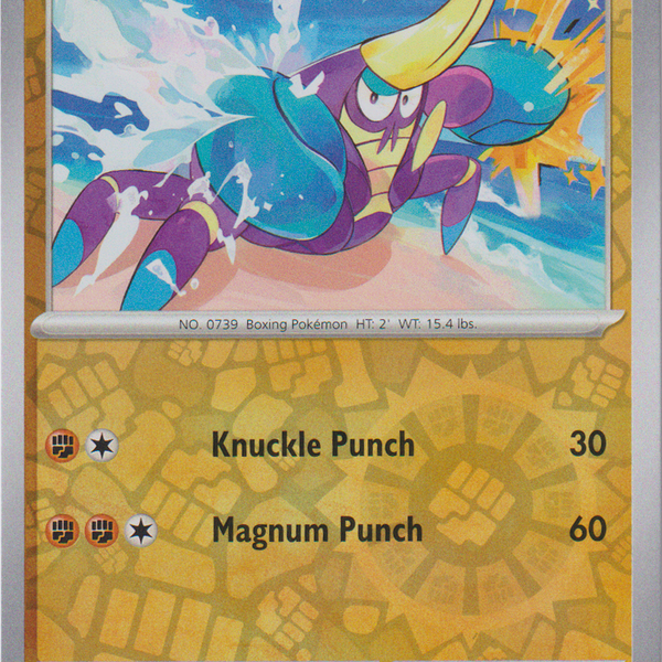 Crabrawler - 114/197 - Obsidian Flames - Reverse Holo  Card Cavern Trading  Cards, LLC