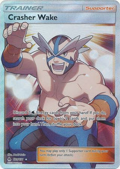 Crasher Wake Full Art - 129/131 - Forbidden Light - Holo - Card Cavern