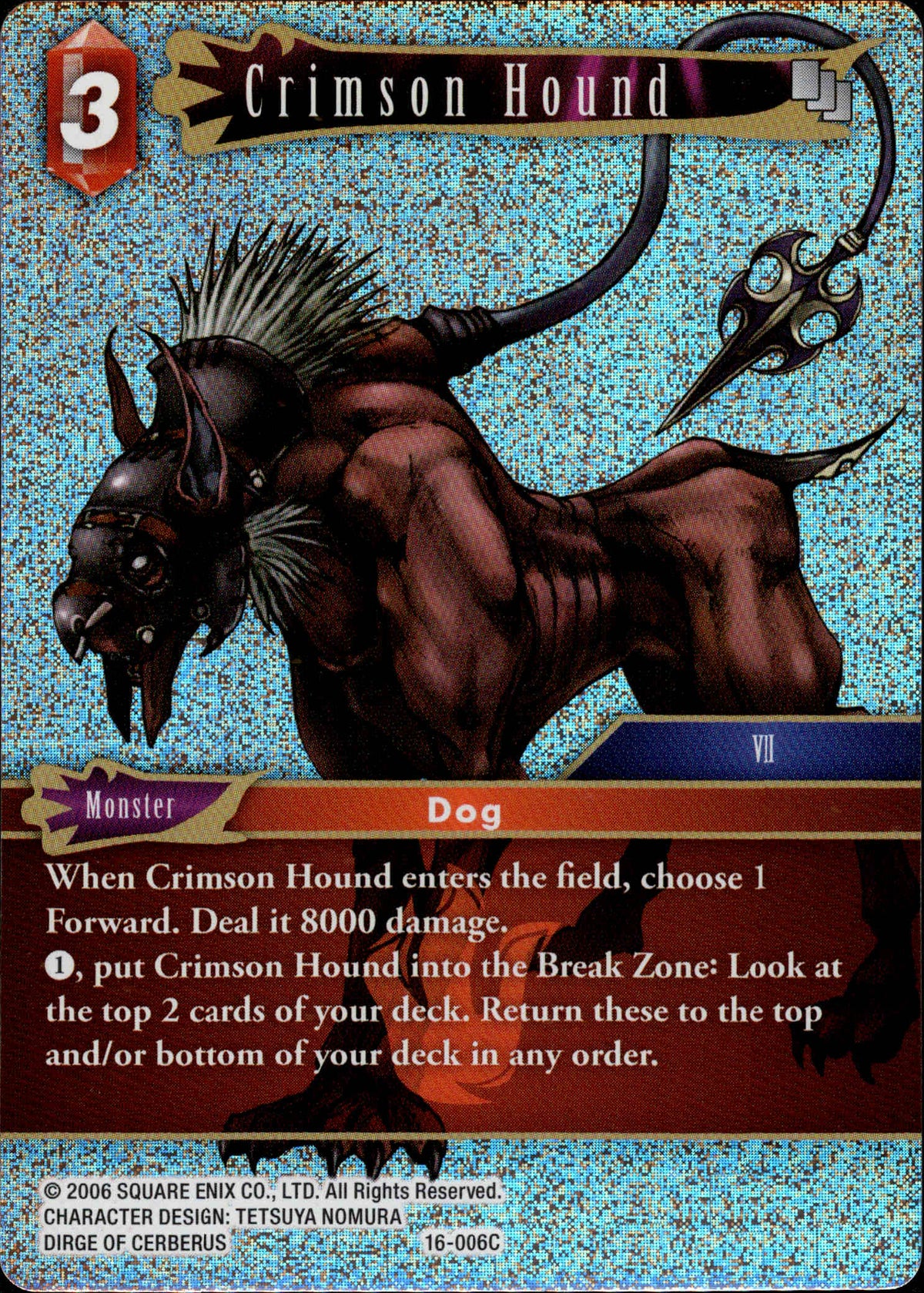 Crimson Hound - 16-006C - Emissaries of Light - Foil - Card Cavern
