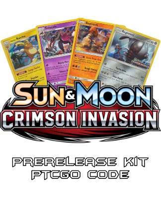 Crimson Invasion Prerelease Kit - 1 of 4 promos - PTCGO Code - Card Cavern