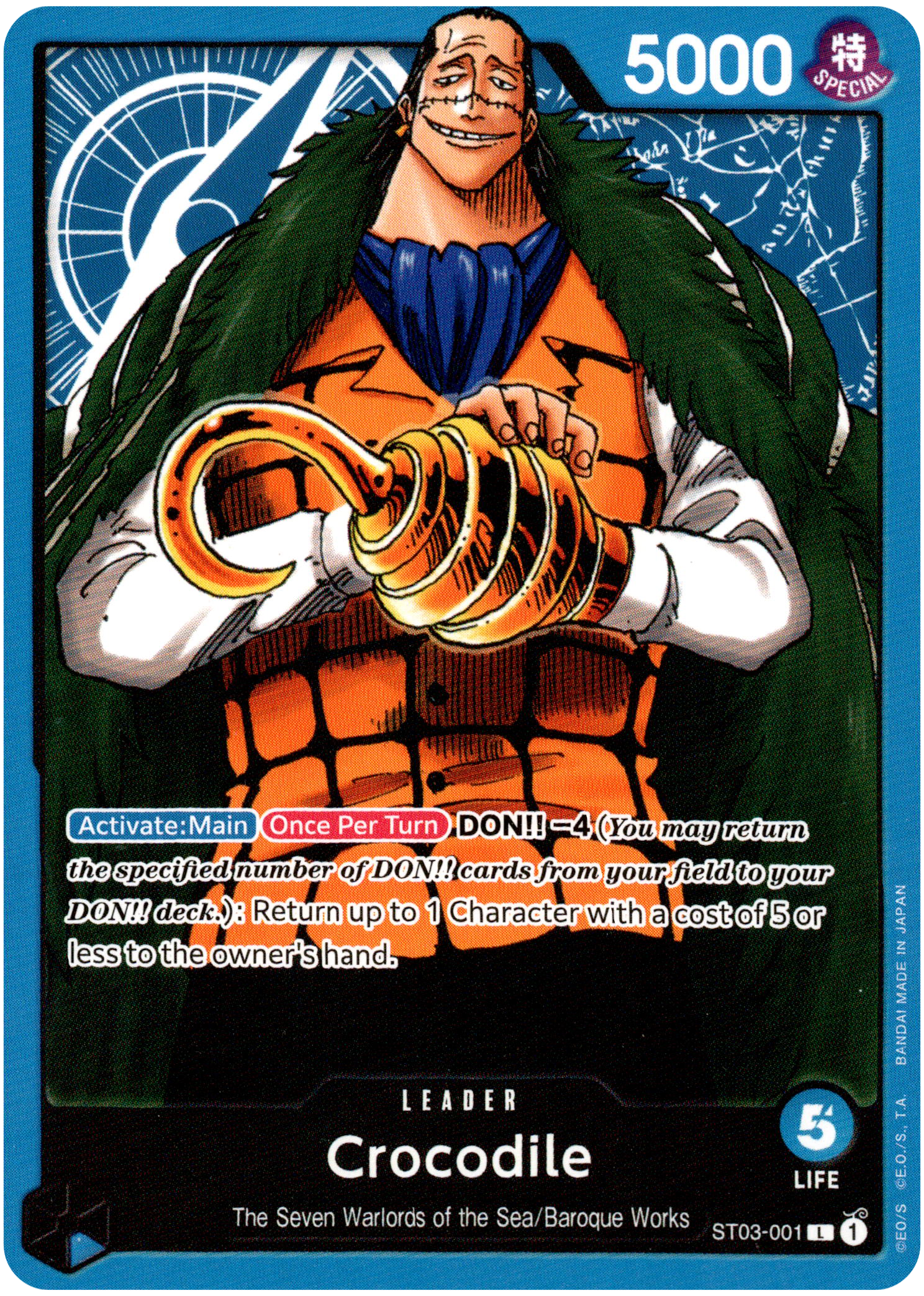 Crocodile - ST03-001 L - Starter Deck - Card Cavern
