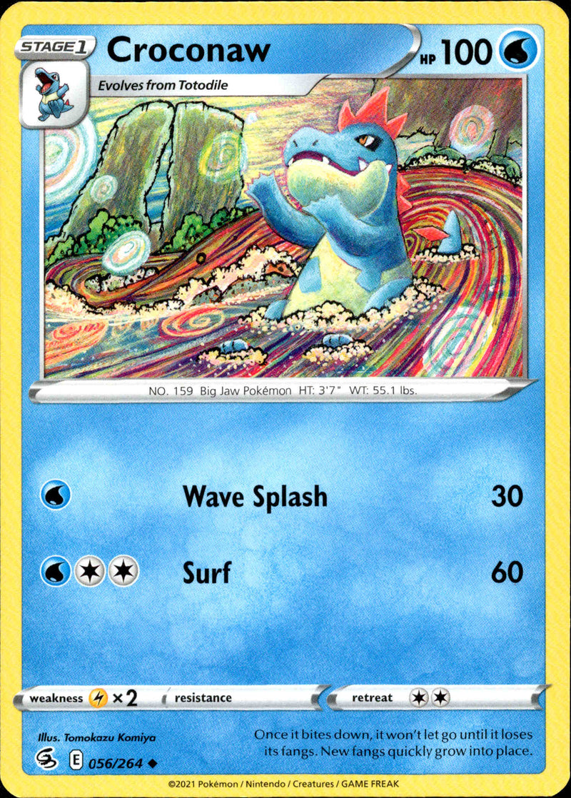 Croconaw - 056/264 - Fusion Strike - Card Cavern