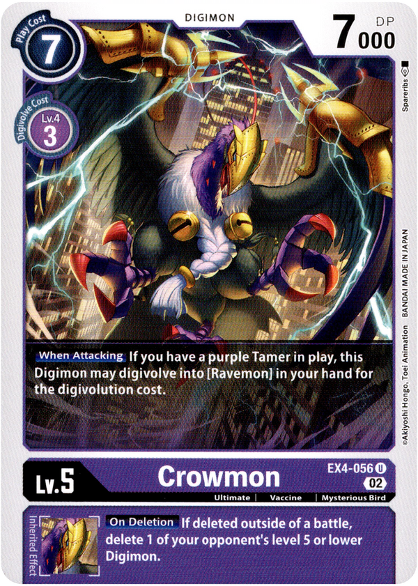 Crowmon - EX4-056 U - Alternative Being - Card Cavern