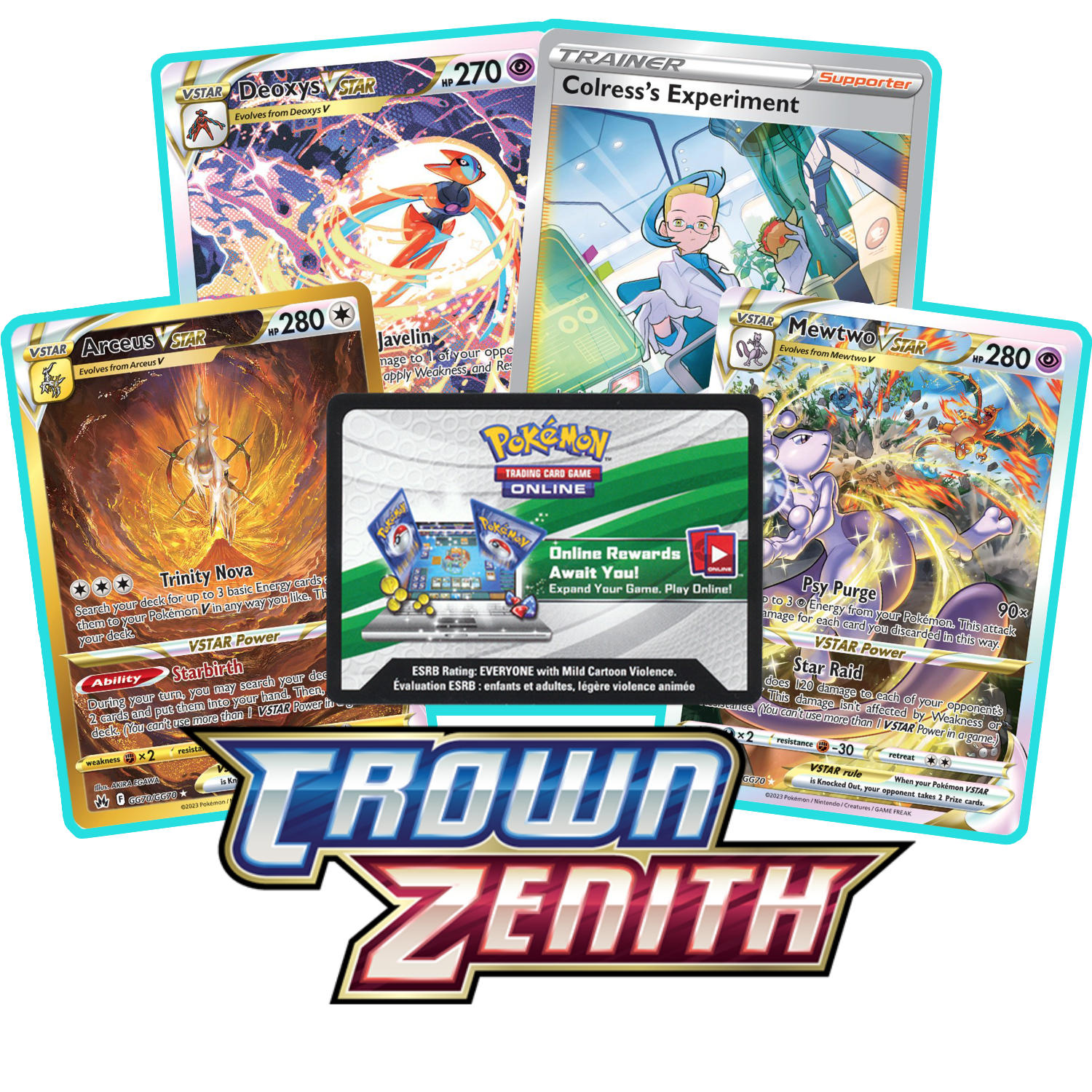 Crown Zenith PTCGL Code - Card Cavern