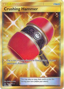 Crushing Hammer Secret Rare - 166/156 - Ultra Prism - Holo - Card Cavern