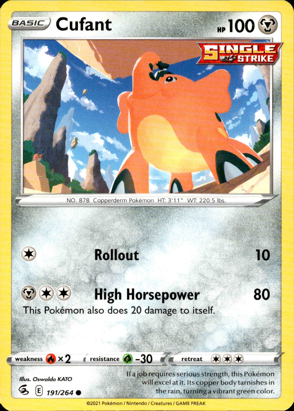 Cufant - 191/264 - Fusion Strike - Card Cavern