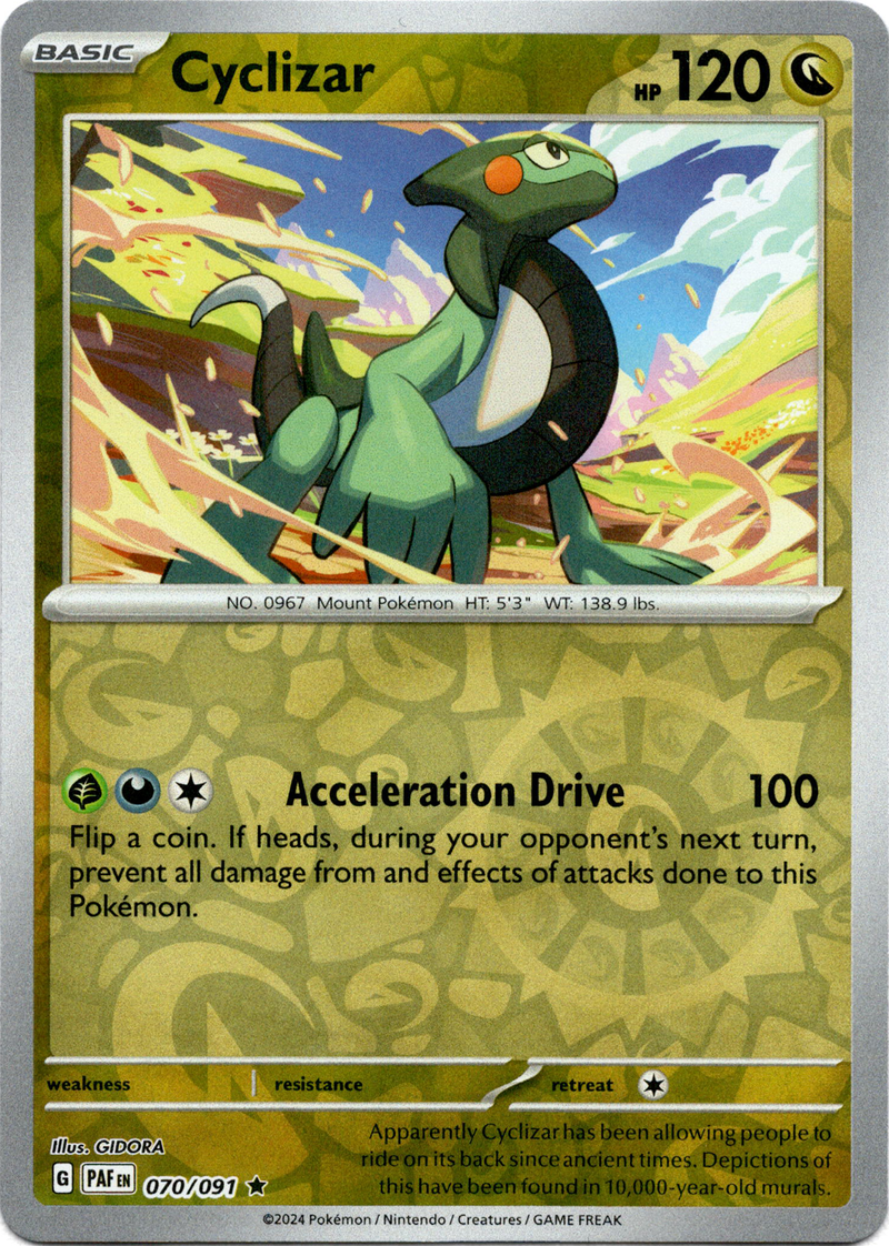 Cyclizar - 070/091 - SV: Paldean Fates [REVERSE HOLO]