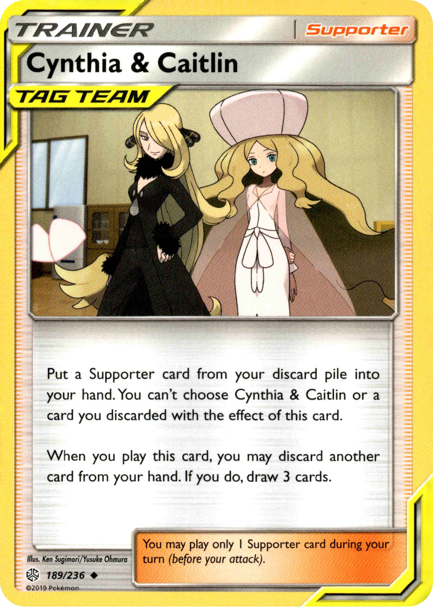 Cynthia & Caitlin - 189/236 - Cosmic Eclipse - Card Cavern