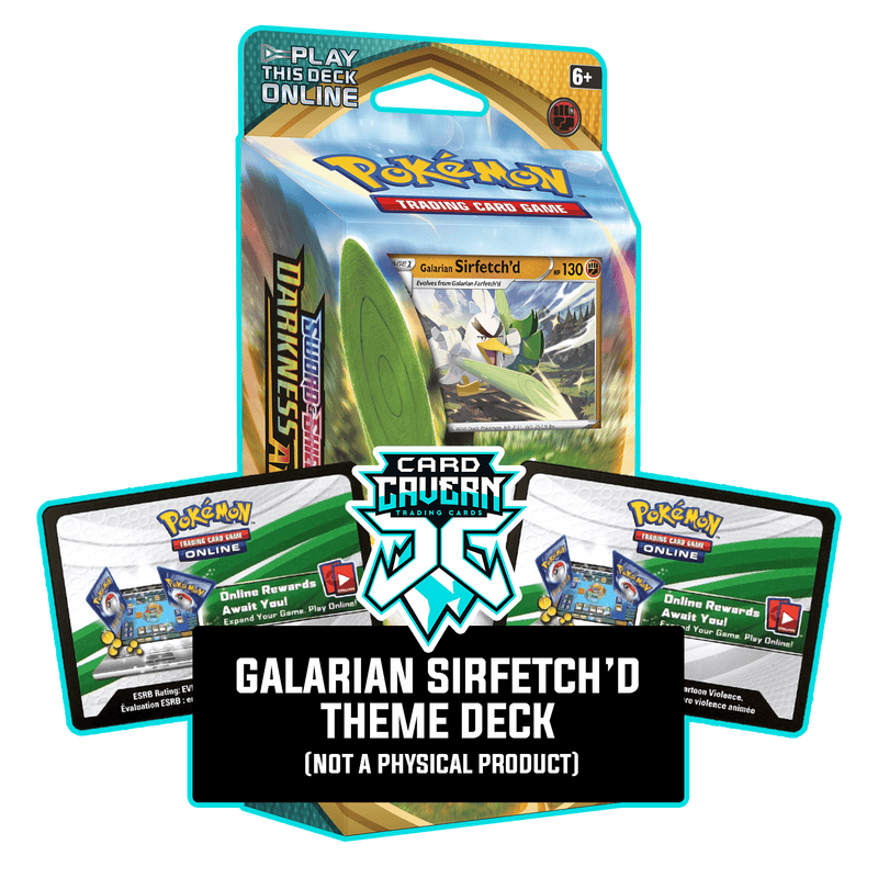 pokemon trading card game online theme deck codes Galarian Sirfetch'd Theme Deck - Darkness Ablaze