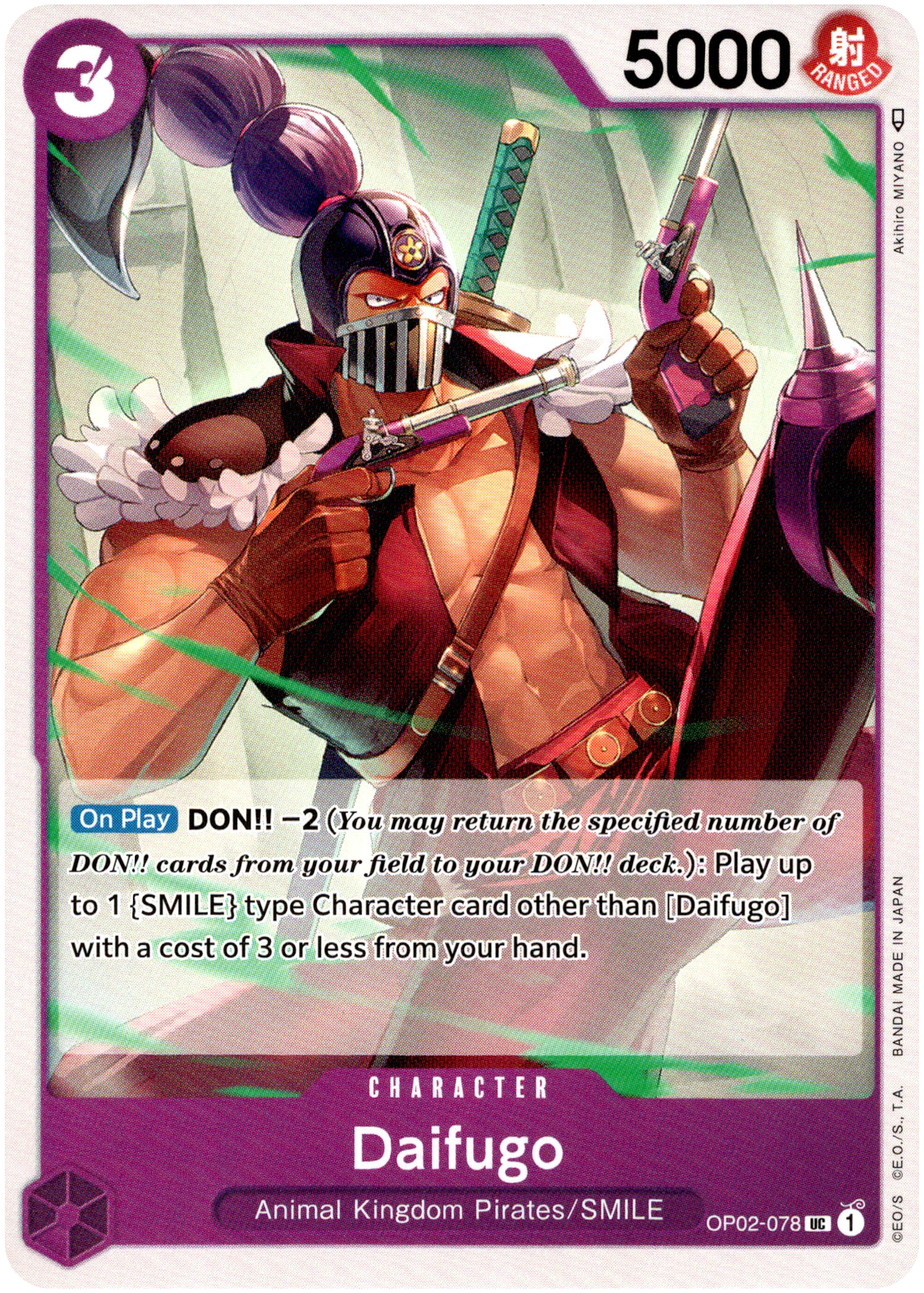Daifugo - OP02-078 - Paramount War - Card Cavern